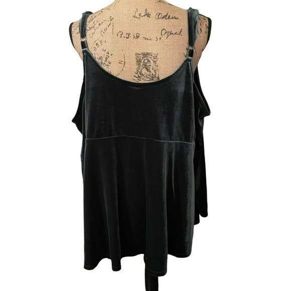 Torrid‎ Velvet Plus Size Top - Picture 4 of 6